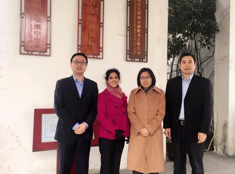 【公司動態】美國駐上?？傤I事館經濟領事邵藹帝到訪天堂硅谷